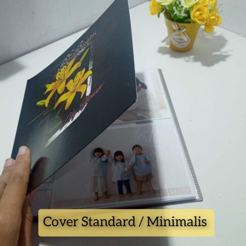 [ MURAH ] ALBUM FOTO MINIMALIS 4R ISI 40 POCKET LILY FLOWERS