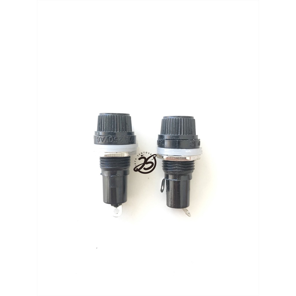 FUSE HOLDER KECIL 5x20mm (1bh) MURAH DUDUKAN TEMPAT SEKRING KACA BIASA