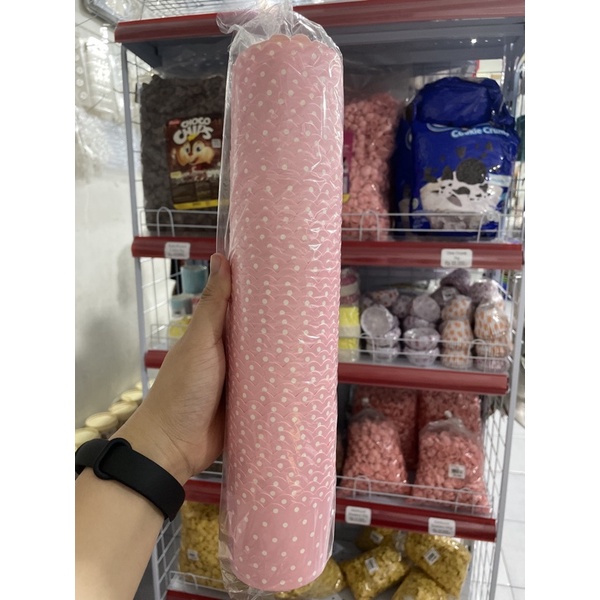 

Cup Muffin M-6cm Ecer 10pcs Warna Pink Polkadot Putih