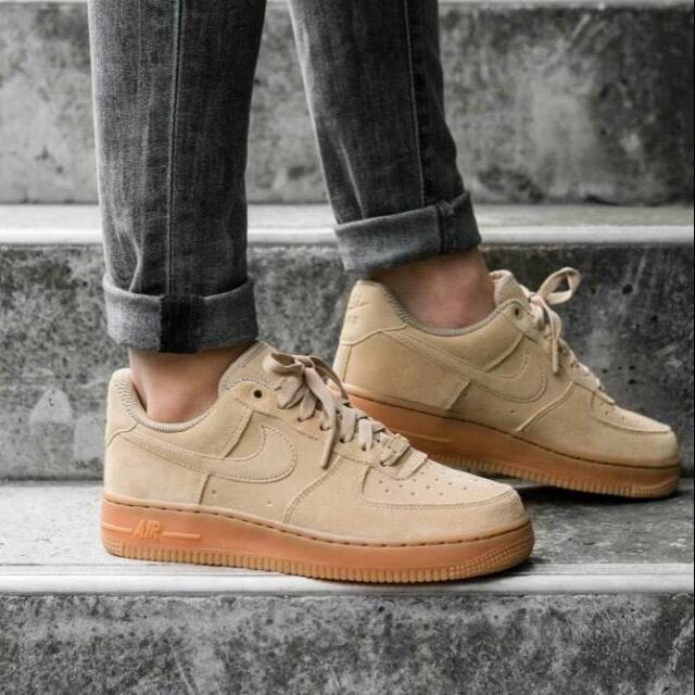 nike air force 1 low tan suede