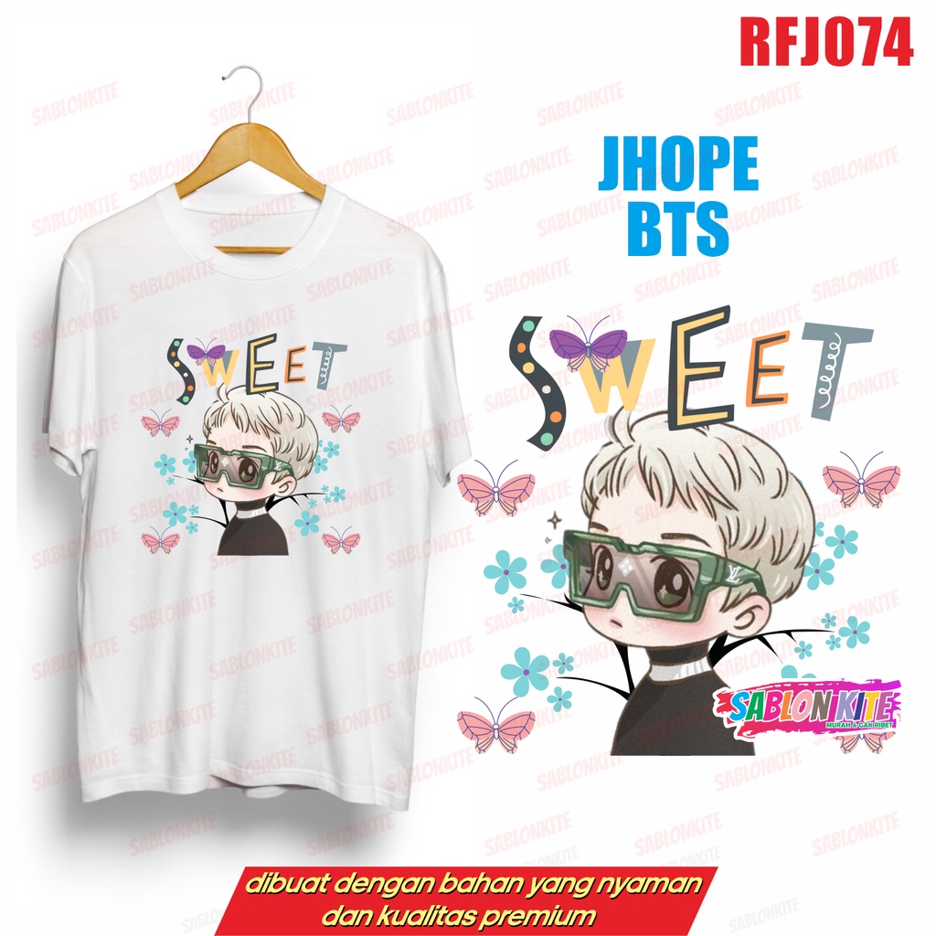 MURAH!!! KAOS KPOP JHOPE SWEET RFJ074 UNISEX