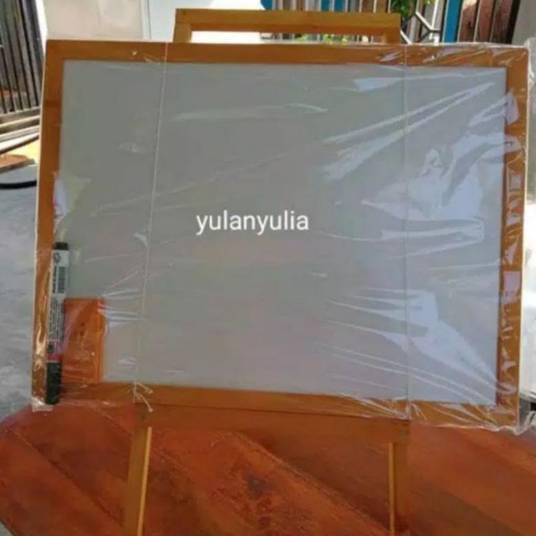 

[KODE YRAE8] papan tulis 32x42 white board + standing gratis spidol+penghapus