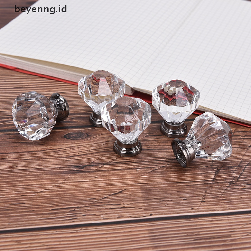 Beyen Knob Pintu Kaca Kristal Laci Lemari Cabinet Handle Pegangan Furniture