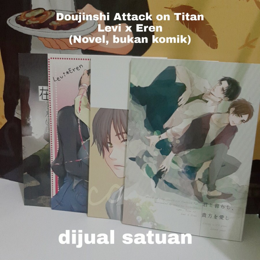 READY Doujinshi Attack on Titan Levi x Eren NOVEL