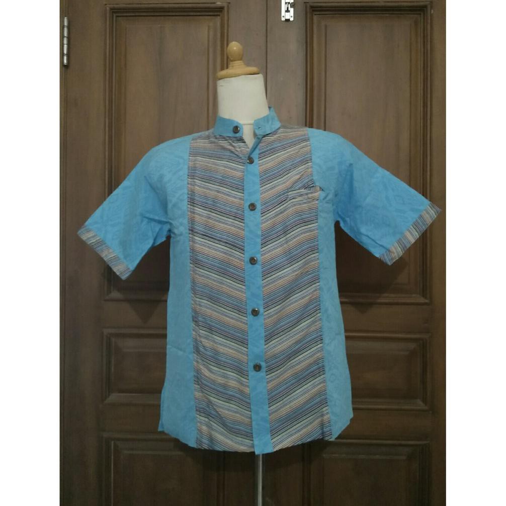 HEM/KEMEJA PRIA MODERN/KOKO LURIK/KOMBINASI EMBOS