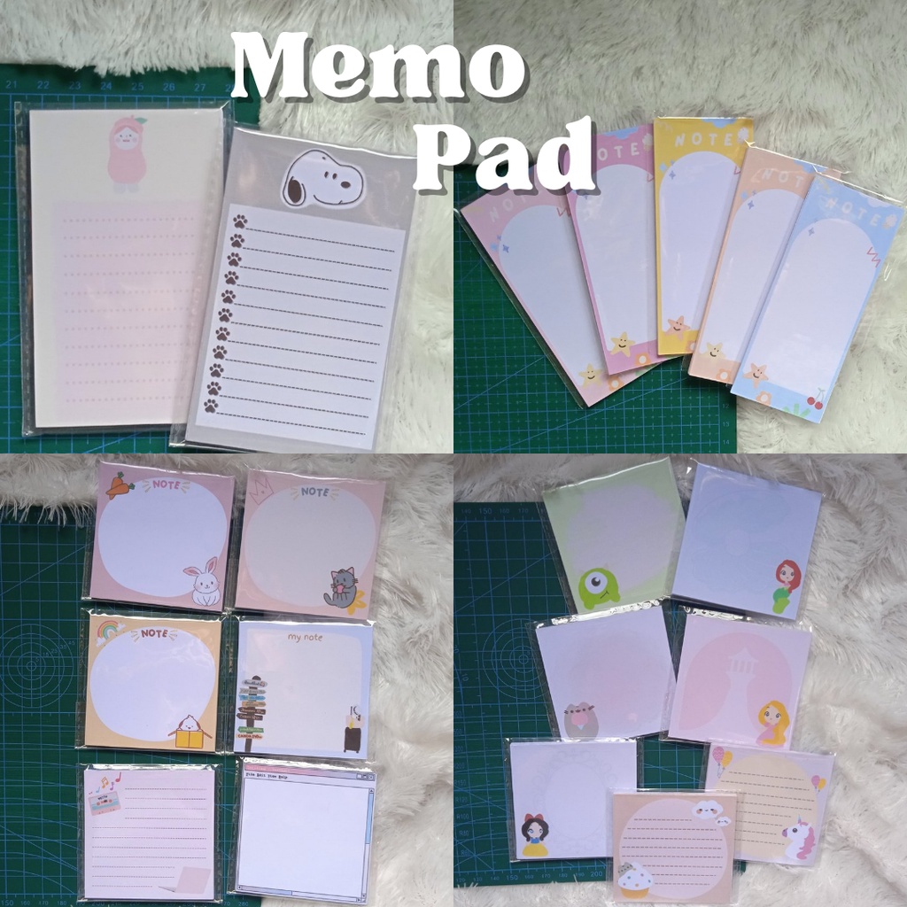 

Memo Pad / Note Pad Aesthetic - Memo Pad ( bisa COD )