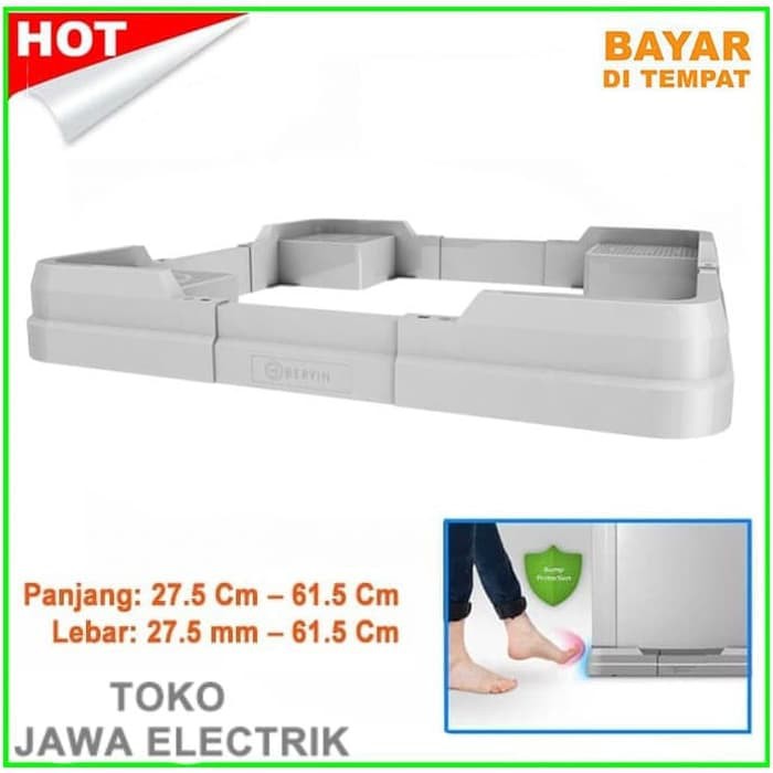 New Bervin Stand Roda Kulkas / Kaki Kulkas BOS-50