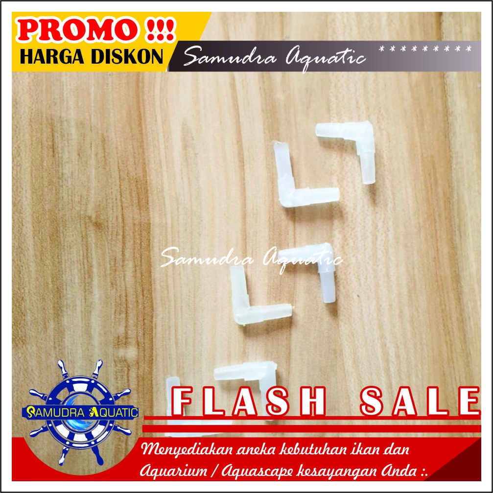 Sambungan Selang MODEL L/EL/Kni, Sambungan Selang Aerator Aquarium Aquascape