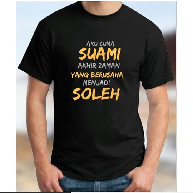 HEM PRIA / KAOS PRIA LENGAN PENDEK / KAOS DAKWAH / KAOS PRIA AKHIR ZAMAN / KAOS COTTON COMBED 24S