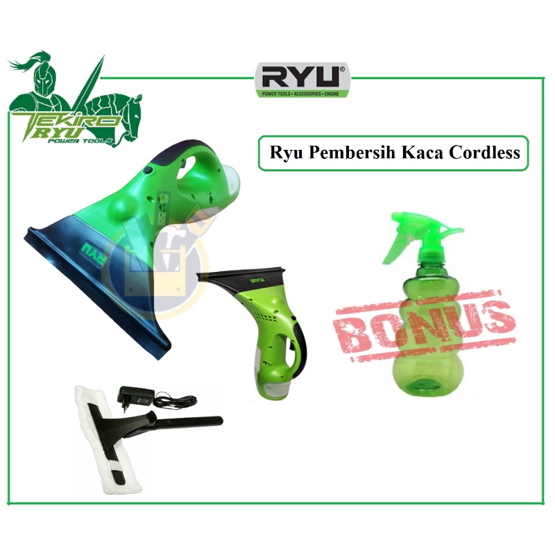 RYU RCW 3.6 Mesin Pembersih Kaca Cordless Window Cleaner RCW 3.6 Mesin Pembersih Kaca Portable