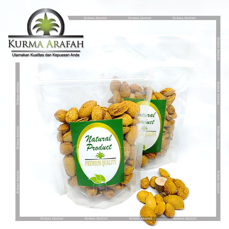 Kacang Almond Oven / panggang 250 gr