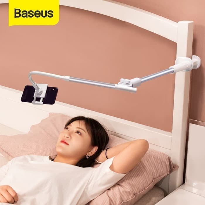 BASEUS ORIGINAL Lazypod Lazy Pod Phone Holder Stand Jepit Clip On Neck Handphone HP Penjepit ORI