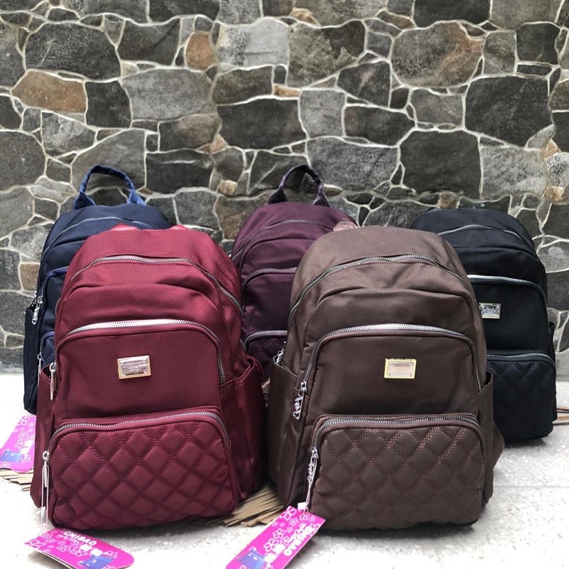 Ransel Chibao 3078 kanvas bordir bagus anti air