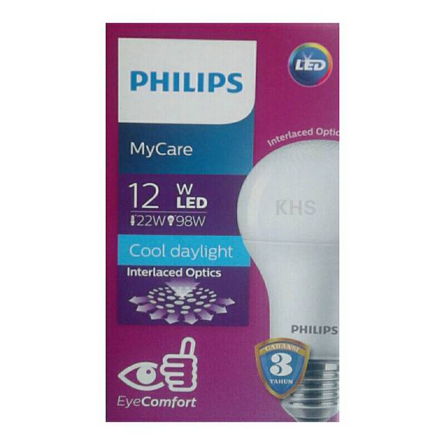  Lampu LED Philips 12 watt Bohlam 12w Philip 12 w Bulb 