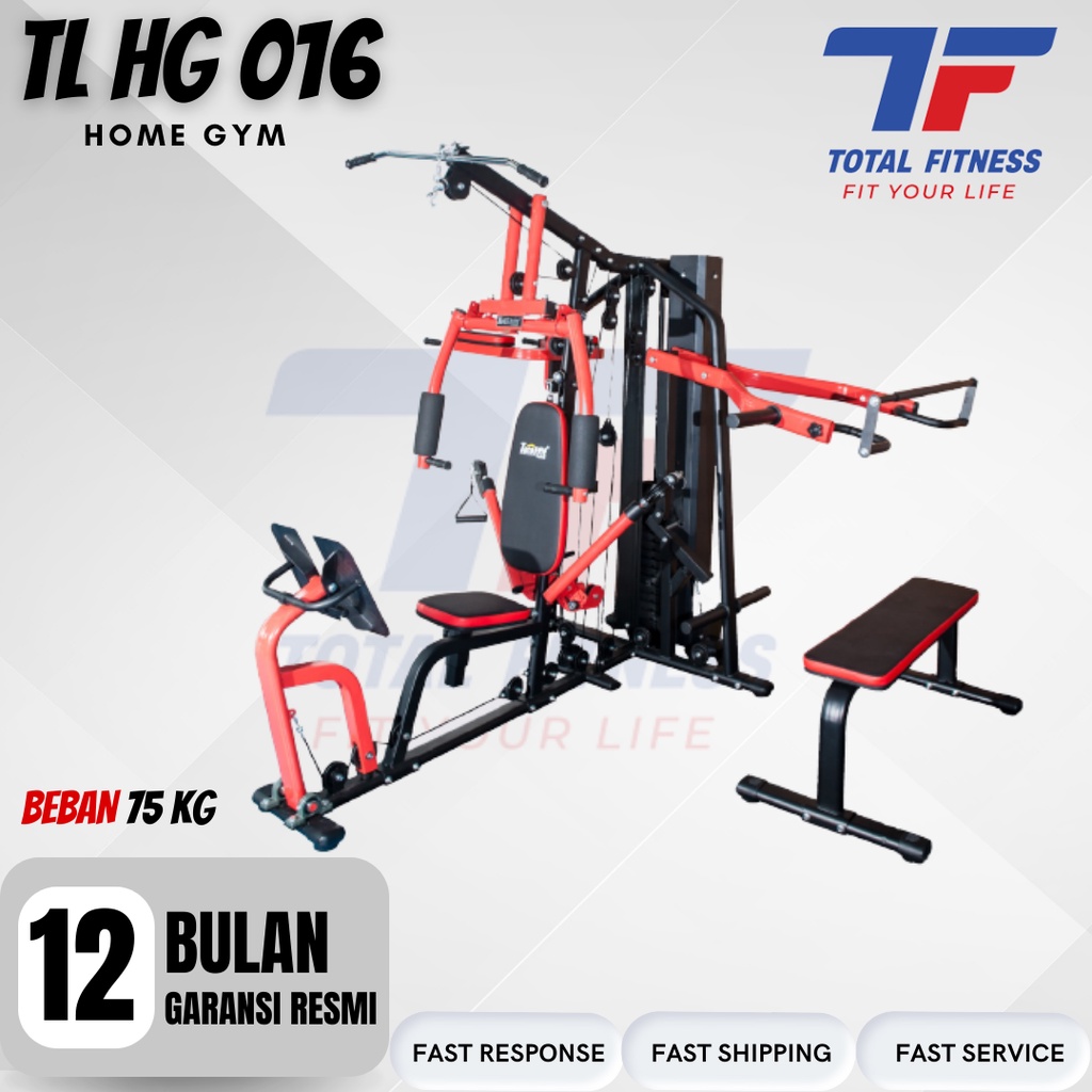 Total Fitness Home Gym 3 Sisi Type TL HG 016 Multifungsi