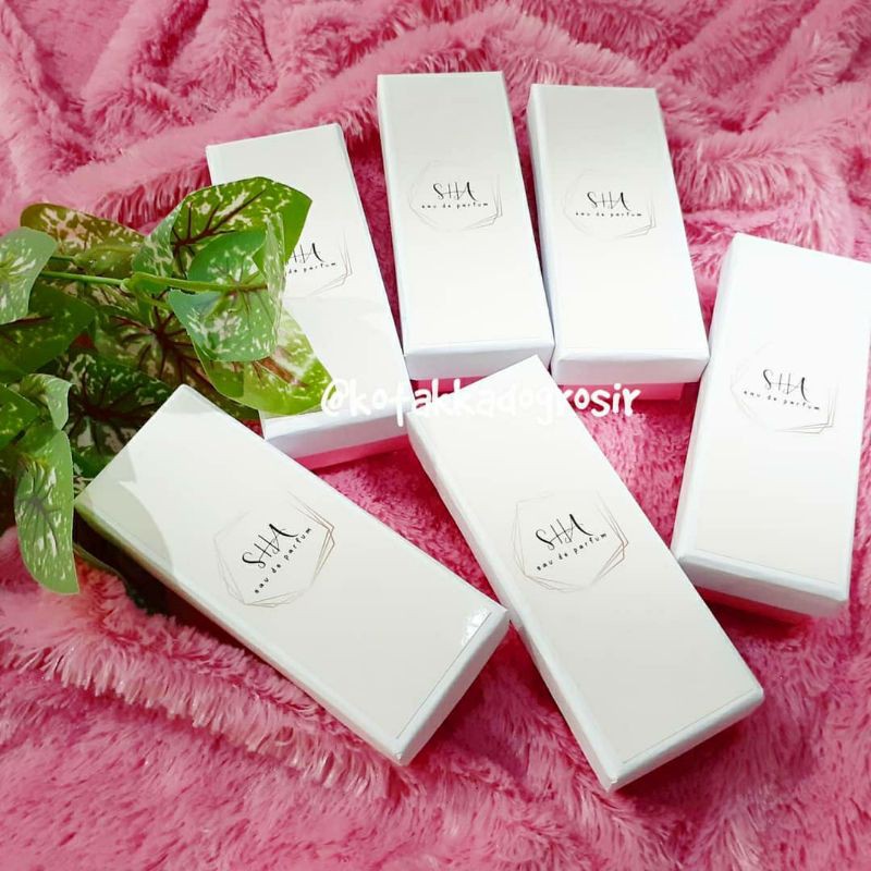 

Box Parfum size 10x4x3 FREE CETAK LOGO (minimal order 12pcs)