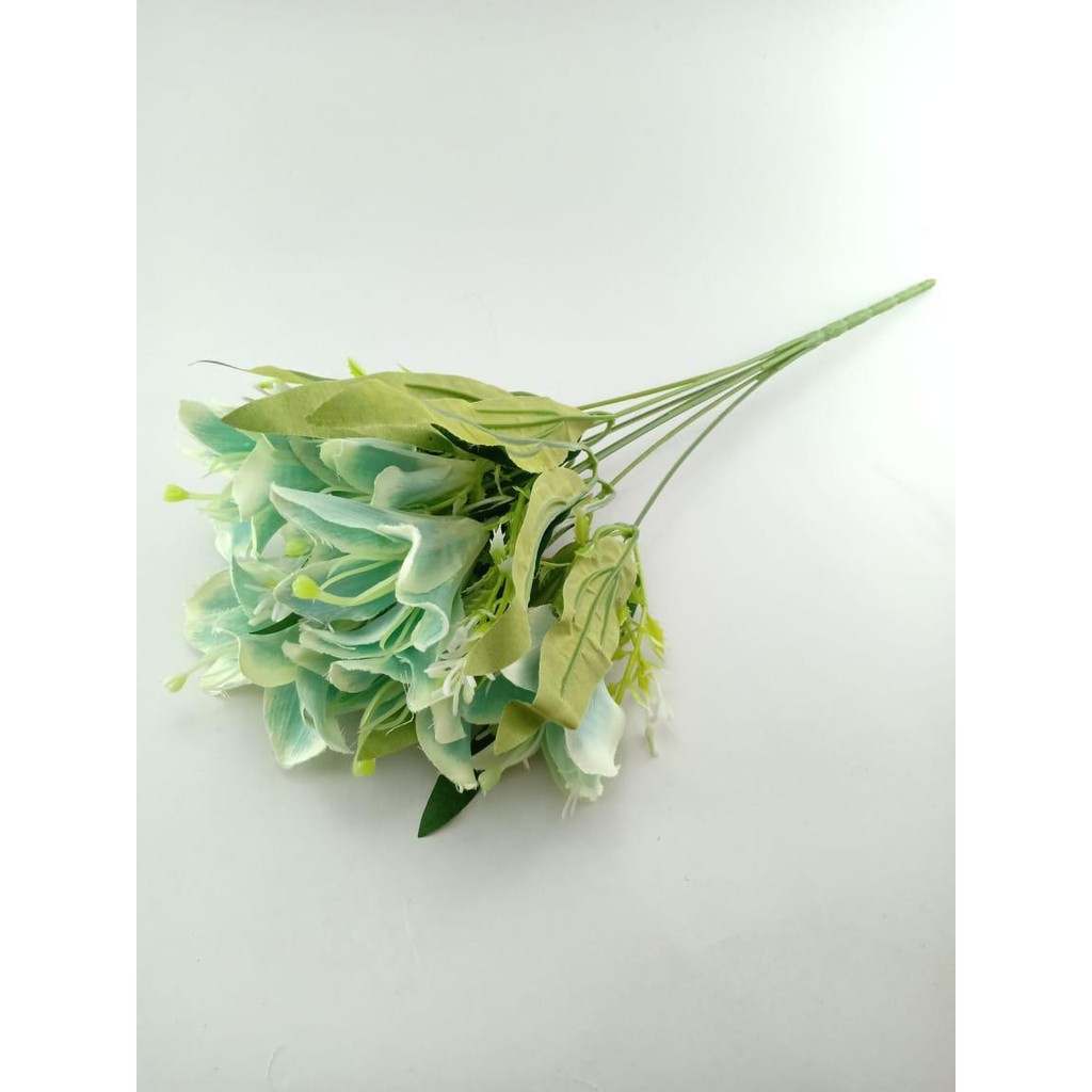 COD BUNGA LILY BUNGA TANGKAI PLASTIK BUNGA ARTIFISIAL BUNGA PAJANGAN IMITASI BUNGA HIASAN BT9041-TOSCA