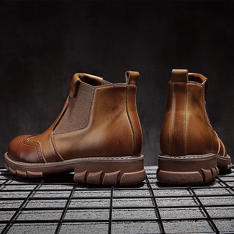 Sepatu Pria Boot Martin Bulu Berlapis Dr. Martens 2021 Leisure Hangat Katun Fashion Tren Chelsea kul