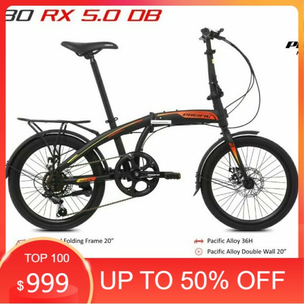 Sepeda lipat 20 inch 2980 RX 5.0 DB