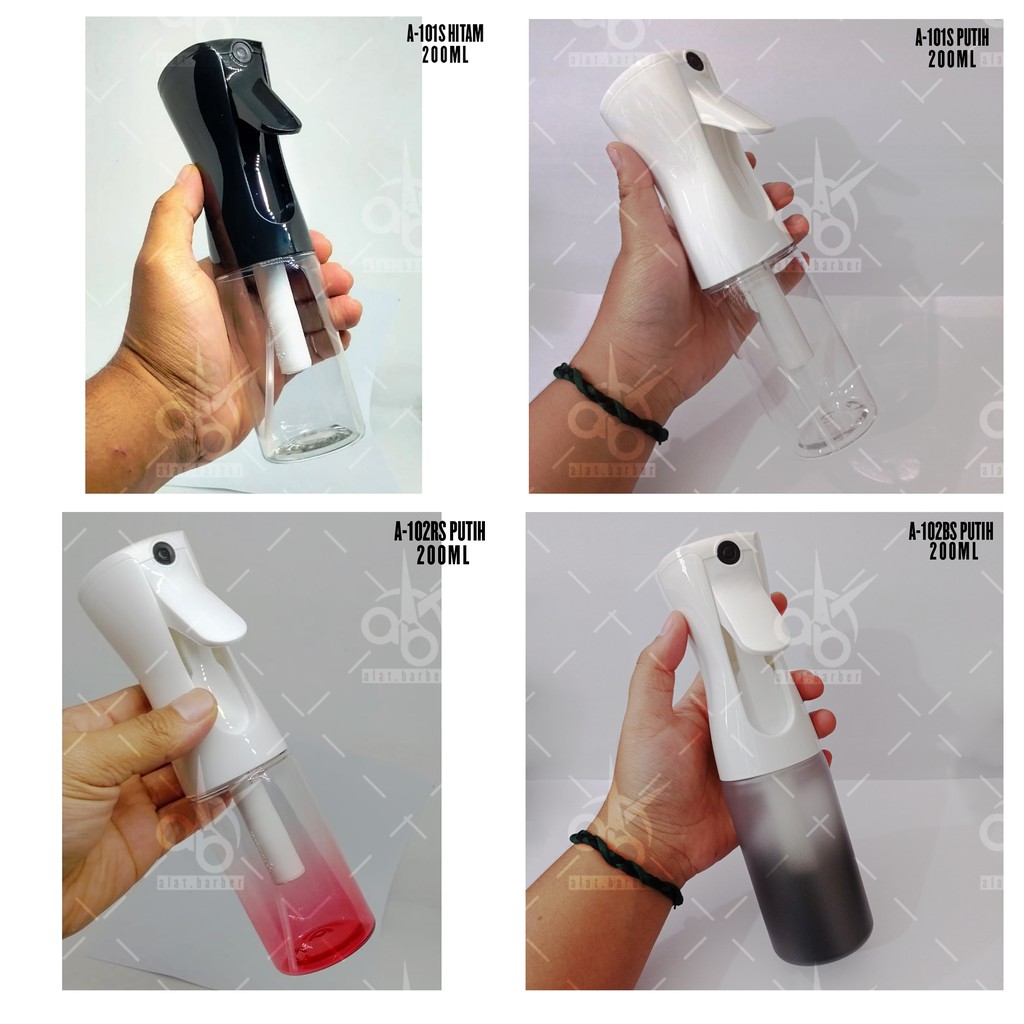 BOTOL SPRAY EMBUN 200ML Spray Embun Mini Spray Rambut Butiran Halus Barbershop Water Spray Salon dan