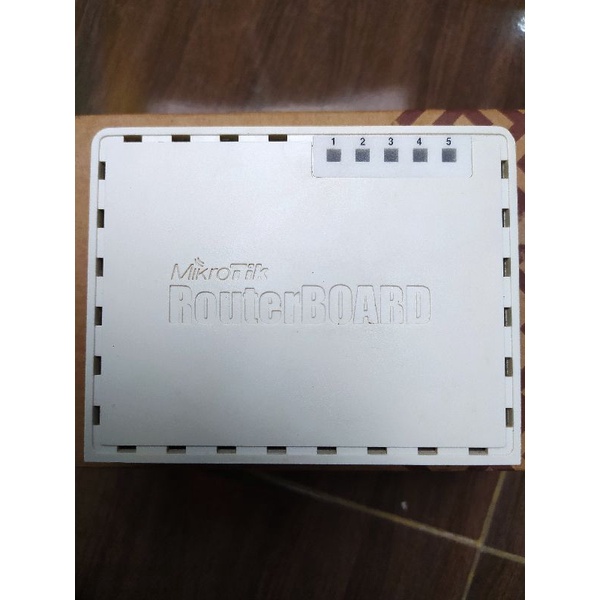 Mikrotik Router RB750GL sudah Setup Hotspot & PPPOE