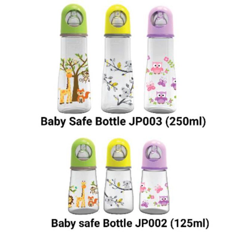 BOTOL DOT SUSU BABYSAFE 125ML &amp; 250ML