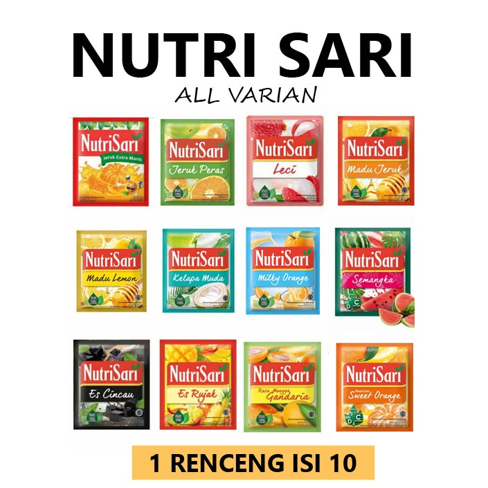 NUTRISARI renceng isi 10sachet