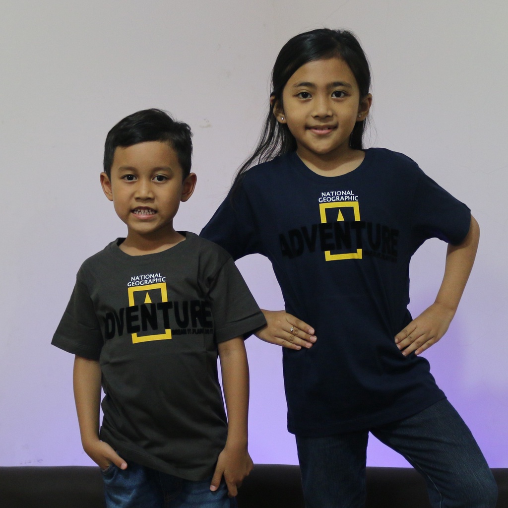Kaos ANAK ADVENTURE BELAH - Baju Fashion Anak Adventur Natgeo Kaos National Geographic Keren Bludru 