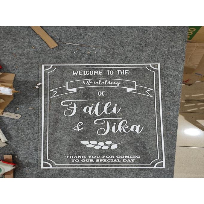 Helnan_Store | Welcome Sign Acrylic Papan Akrilik Wedding Sign Acrylic Engagement 2Mm