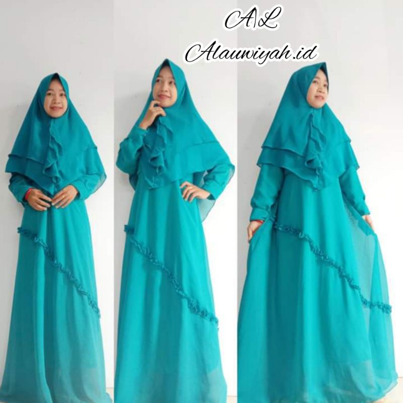 ReadyGamisSyar'iA|LCMSSifonCerutySimpelMewahElegant