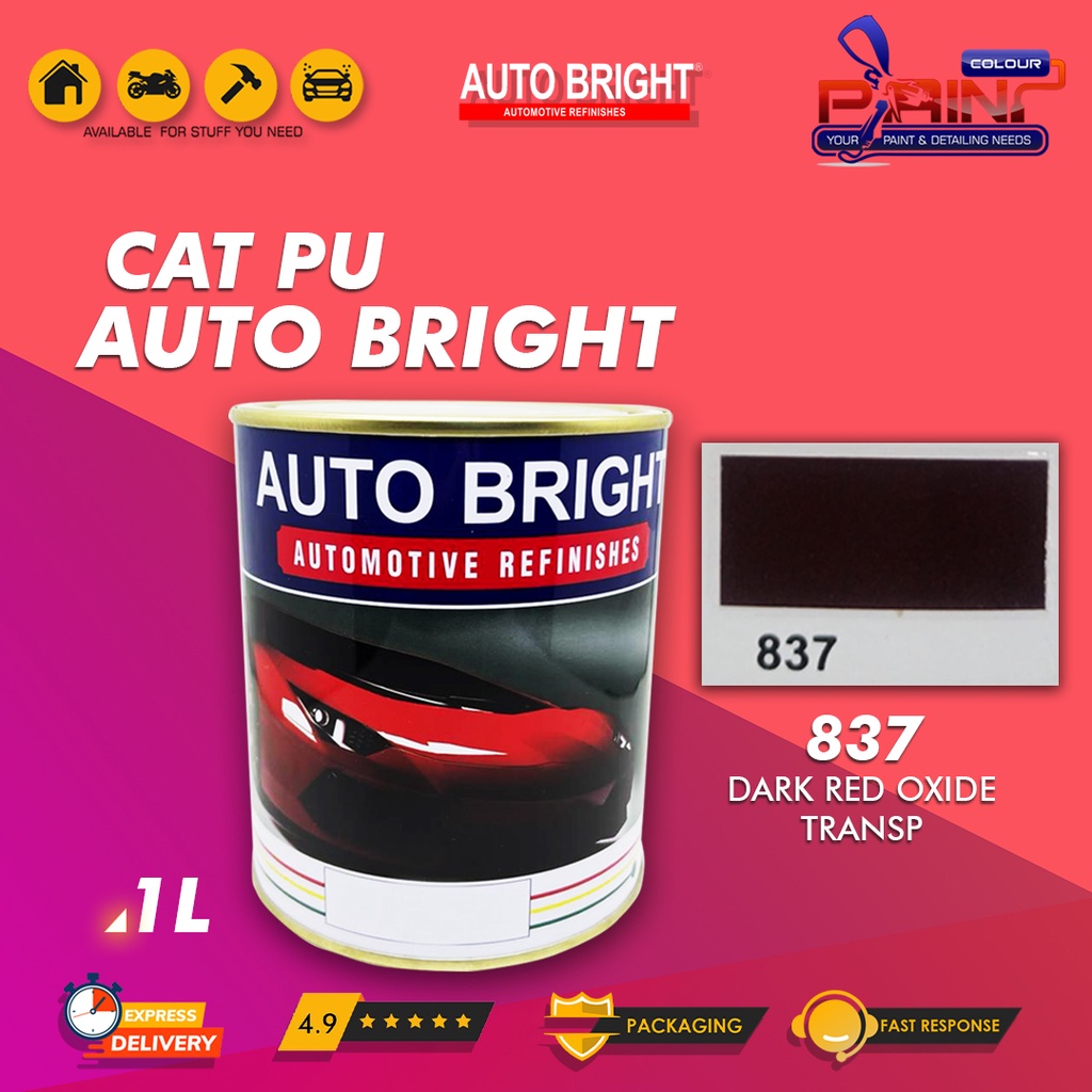 Cat PU Autobright - Dark Red Oxide Transparent AB 837