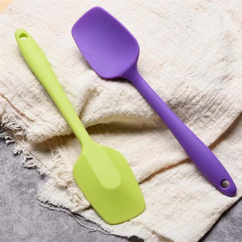 Sendok Pengaduk Bahan Silicone/ Sendok Pengaduk uk.27cm/ Sendok Bentuk Sekop / Spatula Silicone