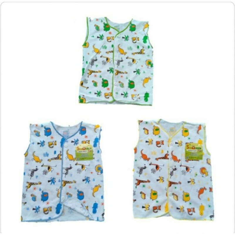 1 Helai Baju Kutung Bayi Baru Lahir SNI Random Warna dan Motif Netral