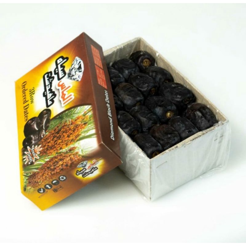 

Kurma Bam Mazafati Black Diamond / Kurma Anggur High Quality 500 gr Best Premium.