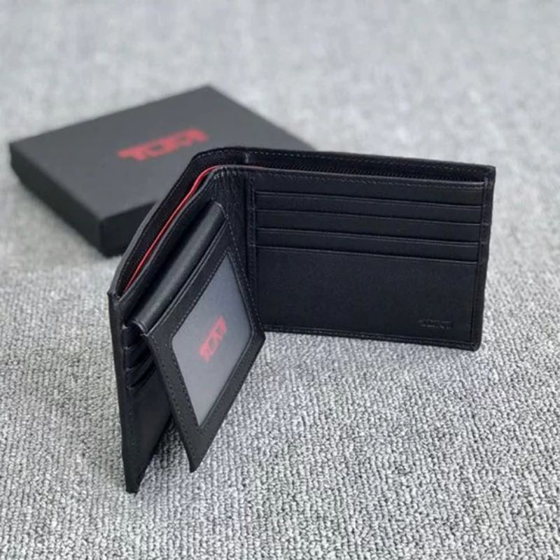 Dompet TUMI Global Center Flip Dompet Lipat Pria Mirror Quality