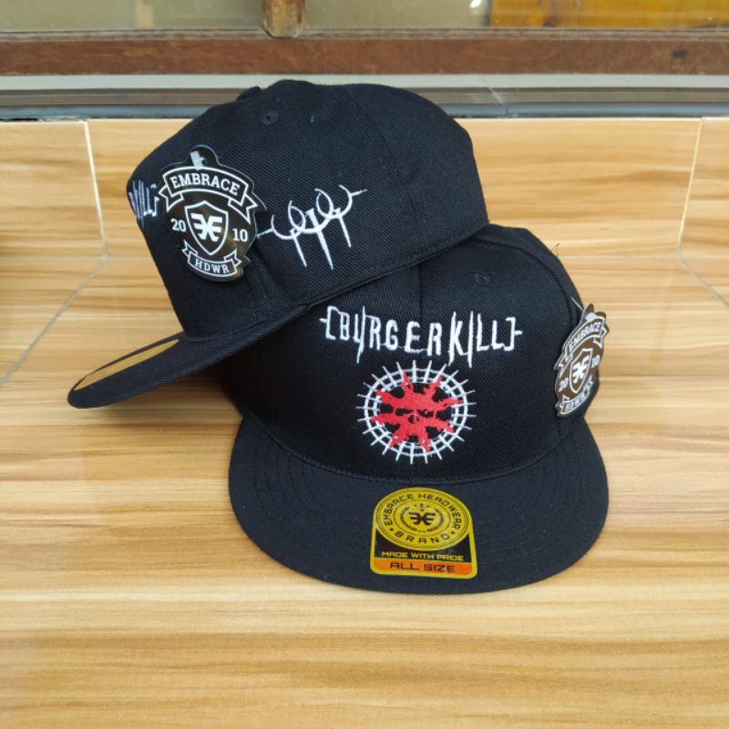 Snapback metal Burgerkill pria distro