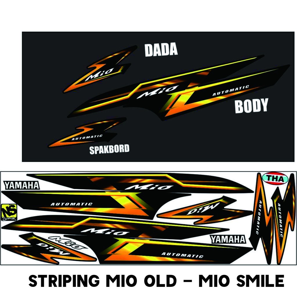 STRIPING MIO GOLD MIO SPORTI MIO OLD MIO SMILE VARIASI STRIPING
