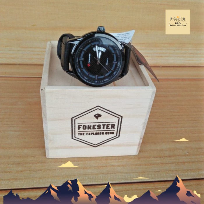 JAM TANGAN FORESTER JTF 3003 BLK - JAM ANALOG FORESTER