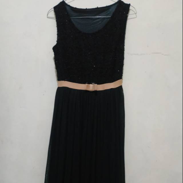 Dress Hitam Preloved (baju pesta)