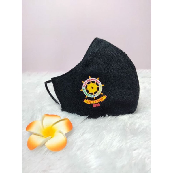 Masker Duckbill logo satpol PP pamong praja sablon/ bordir