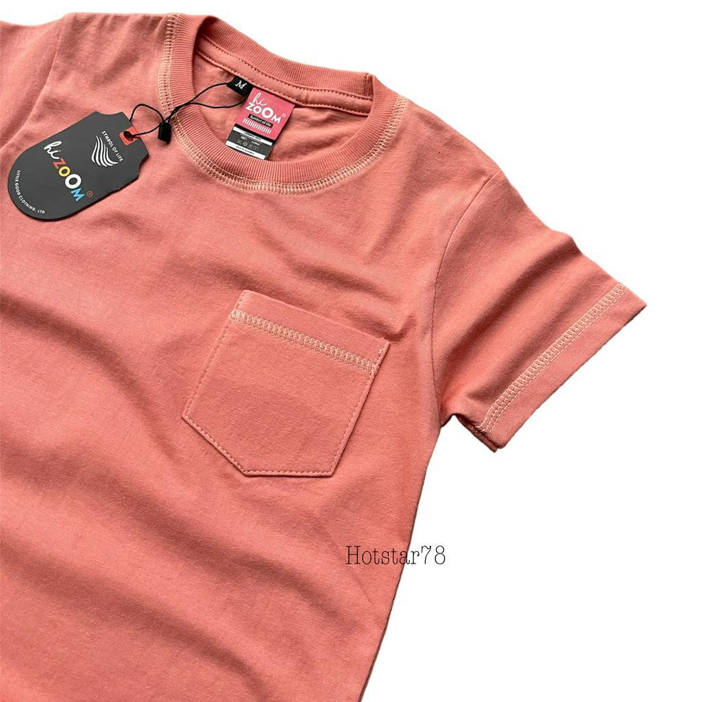 Baju Kaos Oblong Polos Anak Laki - Laki &amp; Perempuan Usia  1-12 Tahun Bahan Katun Premium