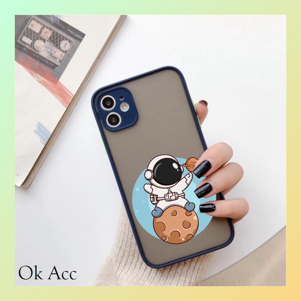 Casing Motif NASA Lucu AA11 for Iphone 6 6s 6+ 6s+ 7 8 7+ 8+ X Xr Xs Max 11 Pro Max 12 13 14 Pro Max