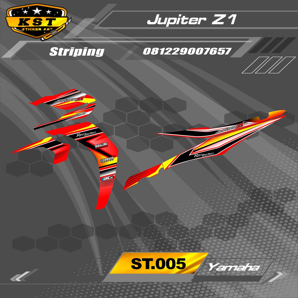Striping Jupiter Z1 - Striping Striping Yamaha Jupiter Z1. ST 005