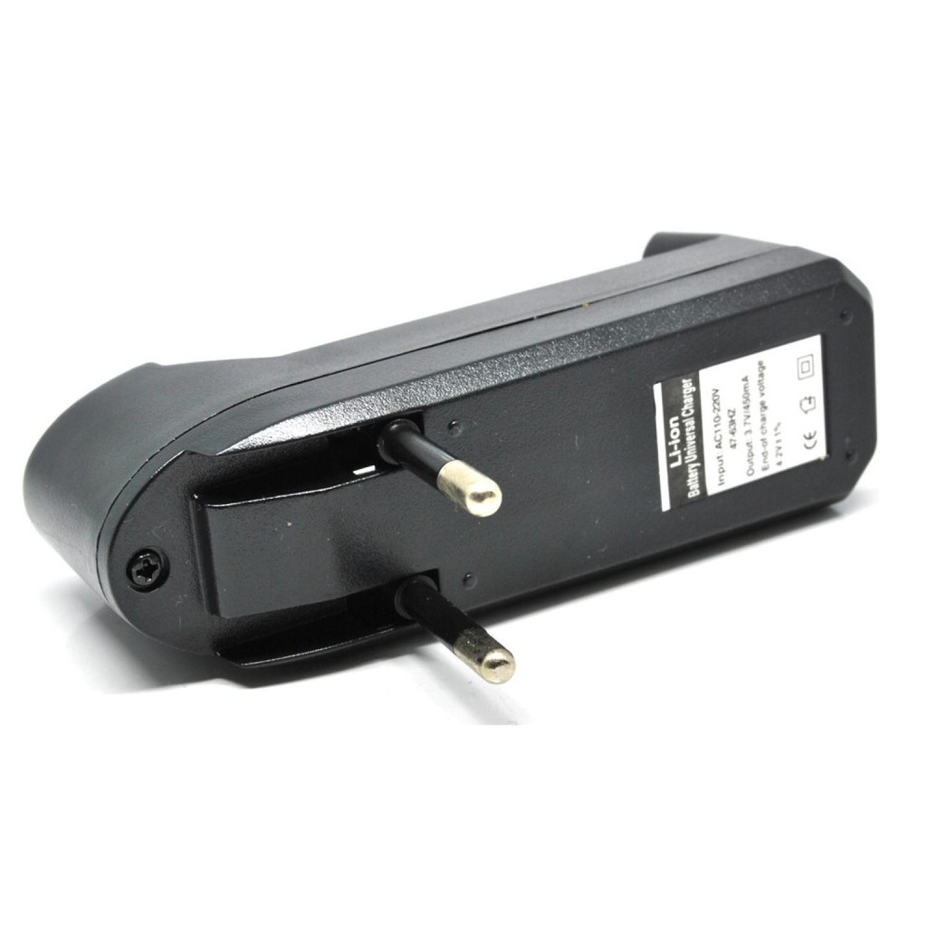 Cell Charger Baterai 18650 CC 02 Dual Battery 1 Slot Batrei 4.2V Spring Strip Slot Mudah Digunakan