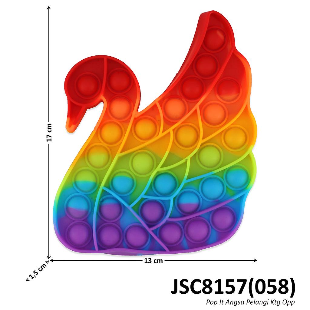 POP IT RAINBOW Mainan Anak Fidget Toys Game Toys-Angsa