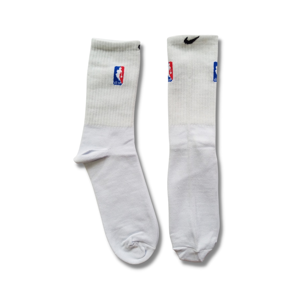 Kaos Kaki Oldschool - Kaos kaki Motif NBA Putih - The Muds Official