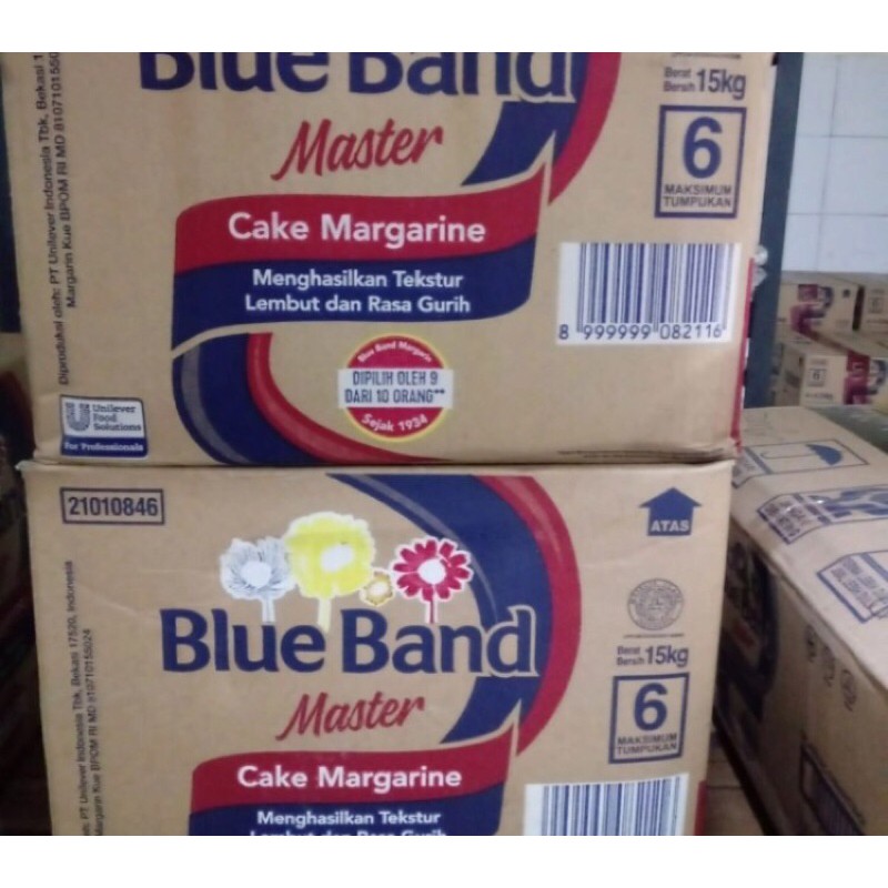 

mentega / margarin / margarine blueband 1dus 15kg grab gojek