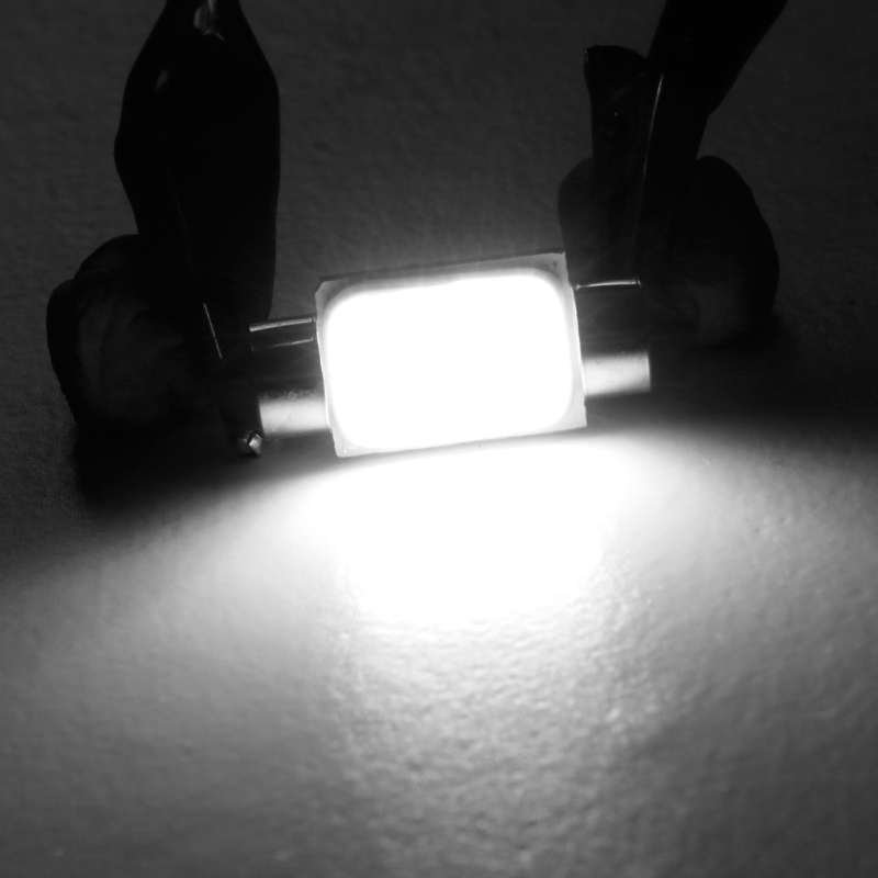 Cre Bohlam LED COB PLASMA 36mm CAN BUS C5W SMD Warna Putih Untuk Interior Mobil