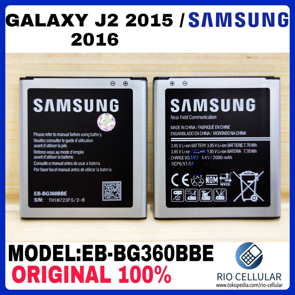 Baterai / Batre original 100% Samsung Galaxy j2 2016 /j200G Garansi