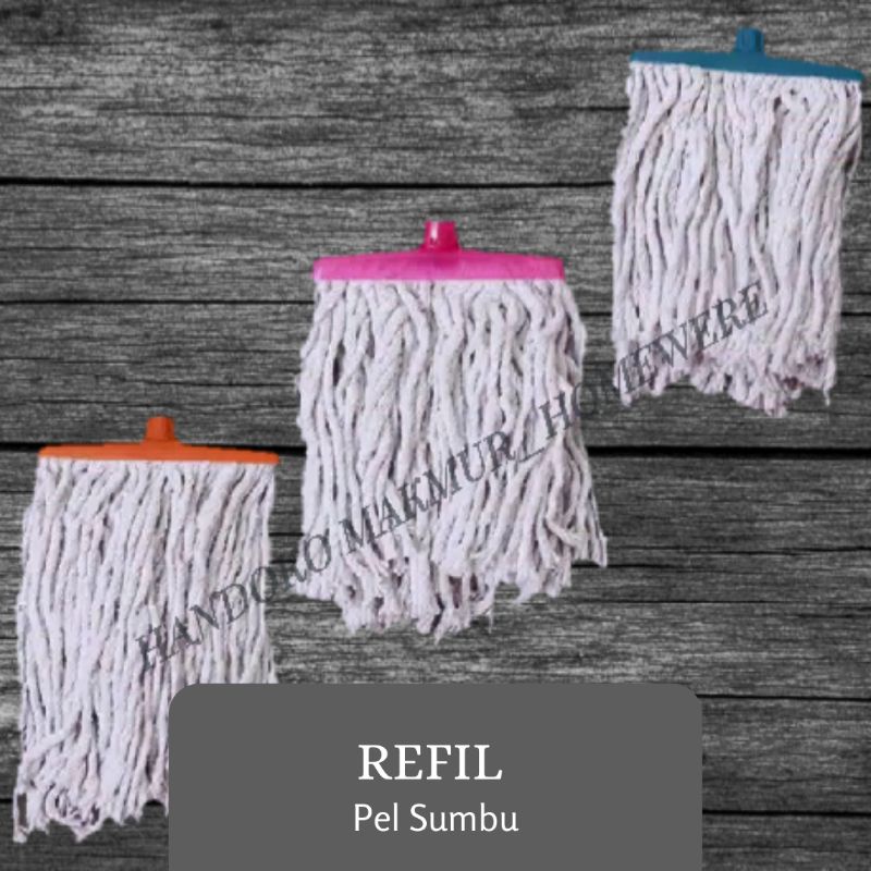 Pel Lantai/Pel Sumbu/Refil Pel Sumbu/MOP